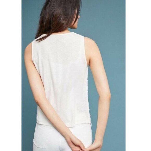 JAMES COVIELLO White Martigues Lace Shell Sleeveless Blouse size XS - Picture 3 of 11